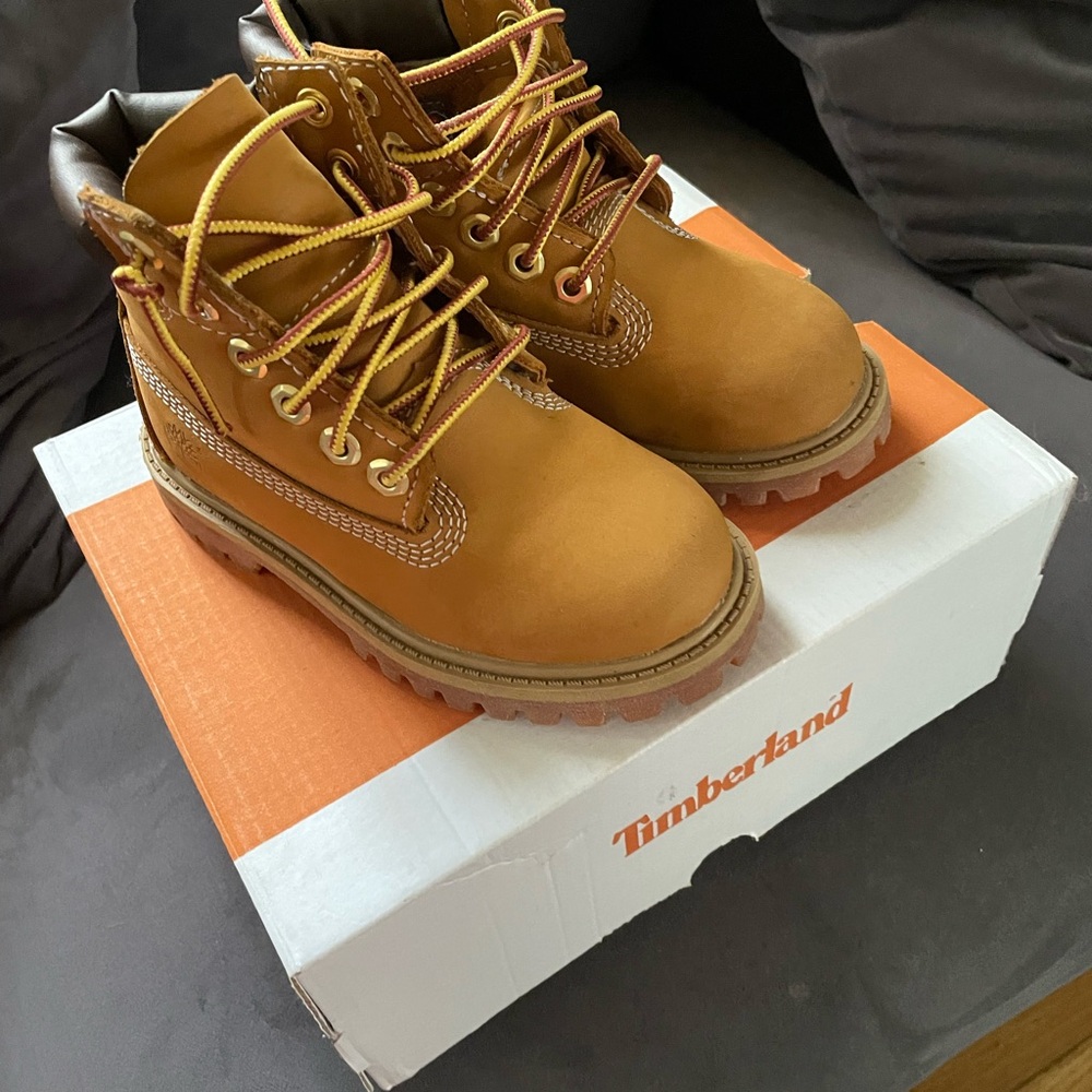 Timberland Kids Brown Lace-Up Boots